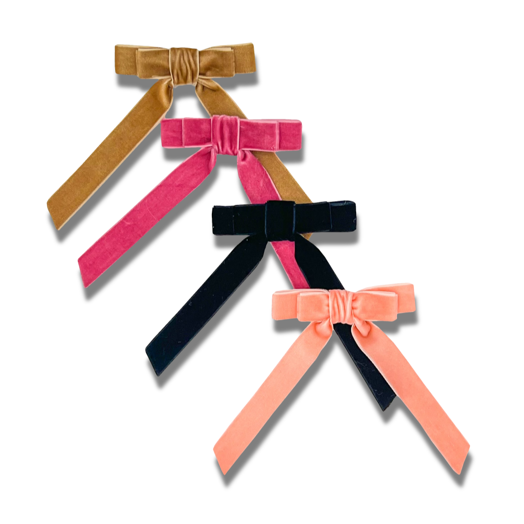 Small Velvet Ribbon Bows