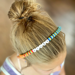 Beaded Name Headband