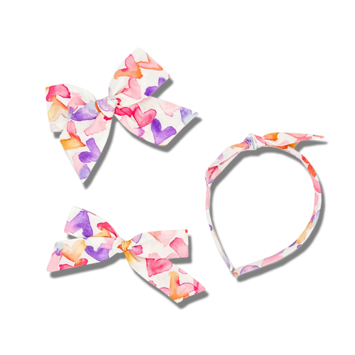 Watercolor Hearts