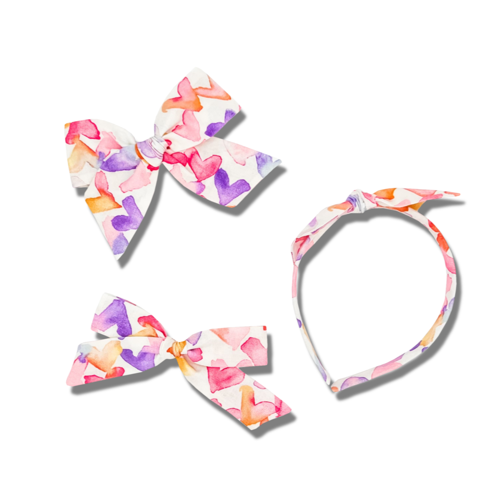 Watercolor Hearts